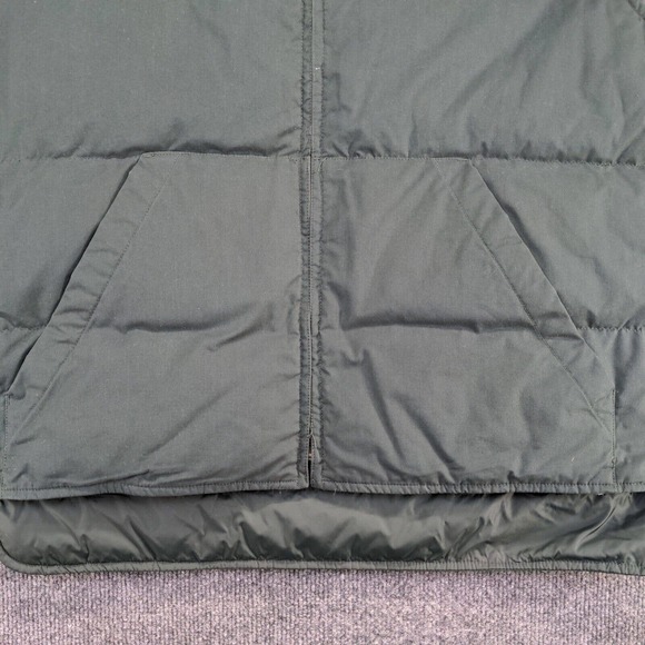 Eddie Bauer Men's Full Zip Down Puffer Vest Green Medium Mock Neck Lined - Picture 4 of 14